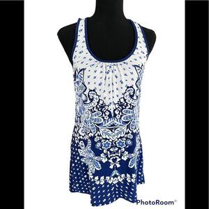 IN Bloom lace Racerback floral nightgown size S